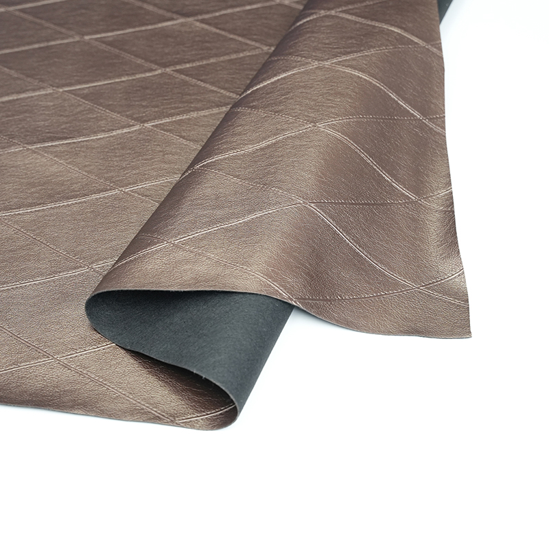 Shiny Gold Diamond PVC kůže pro dekoraci