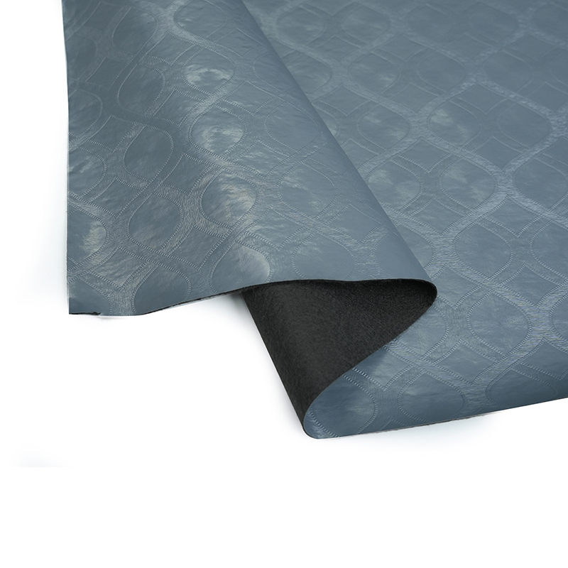 Tmavě červená čalounění PVC kůže